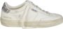 Golden Goose Glitter Hiel Leren Sneakers White Dames - Thumbnail 7