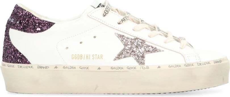 Golden Goose Glitter Star Low-top Sneakers White Dames
