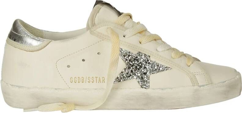 Golden Goose Glitter Star Sneakers White Dames