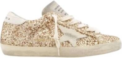 Golden Goose Glitter Ster Sneakers IJs Grijs