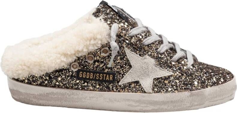 Golden Goose Super Star Sneaker Zwart Goud Beige Ice Beige Dames