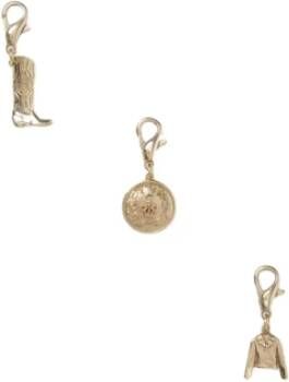 Golden Goose Gold Charm Sneakers