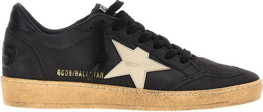 Golden Goose Vernielde Effect Symbool Sneakers met Logo Black Heren - Foto 3