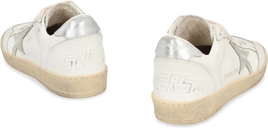 Golden Goose Dames Ball Star Sneaker Wit Zilver White Dames