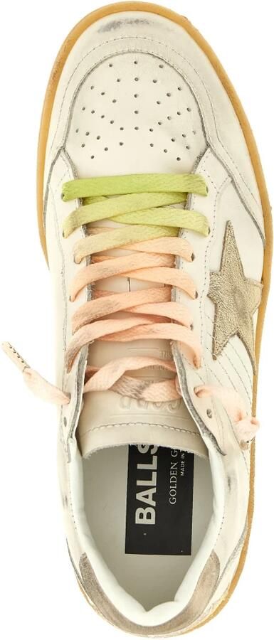 Golden Goose Witte Sneakers met Sterinzet