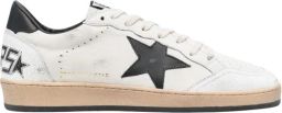 Golden Goose Leren sneakers met gekraakte neus en spoor White Heren