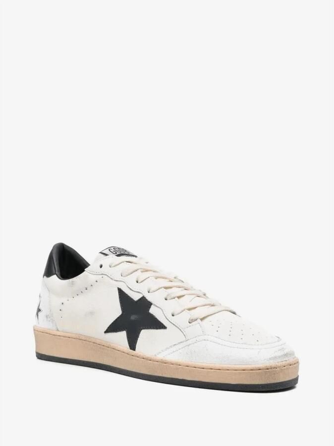 Golden Goose Leren sneakers met gekraakte neus en spoor White Heren - Foto 6