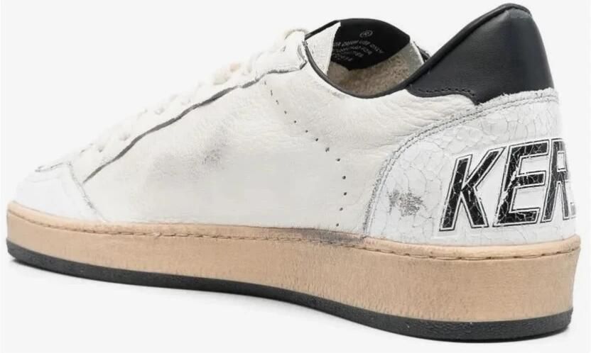 Golden Goose Leren sneakers met gekraakte neus en spoor White Heren - Foto 9