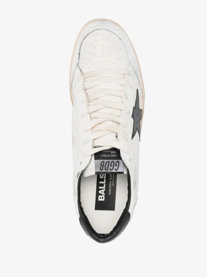 Golden Goose Leren sneakers met gekraakte neus en spoor White Heren - Foto 7