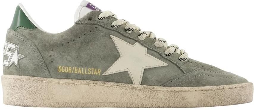 Golden Goose Groene Suede Ballstar Sneakers - Foto 2