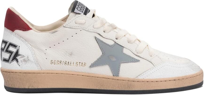 Golden Goose Iconische ster leren sneakers met suède Beige Heren - Foto 3