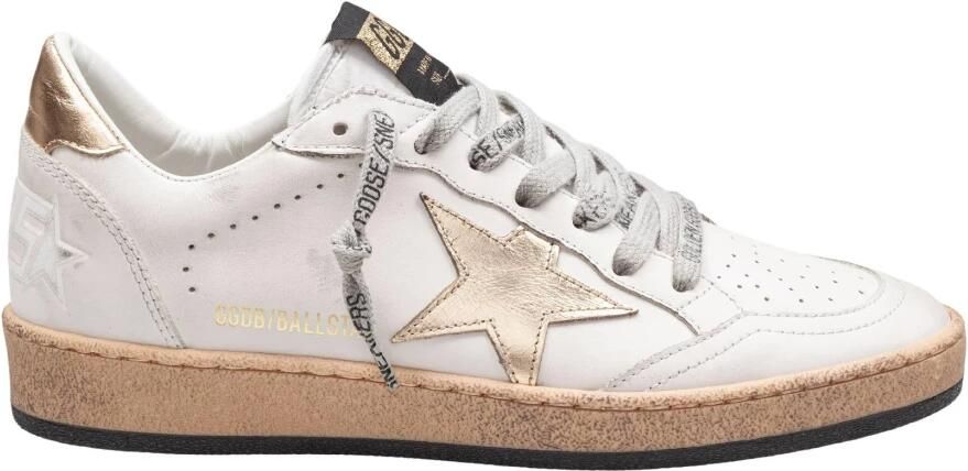 Golden Goose Gelamineerde ster en hiel van lederen bovenwerk White Dames - Foto 6