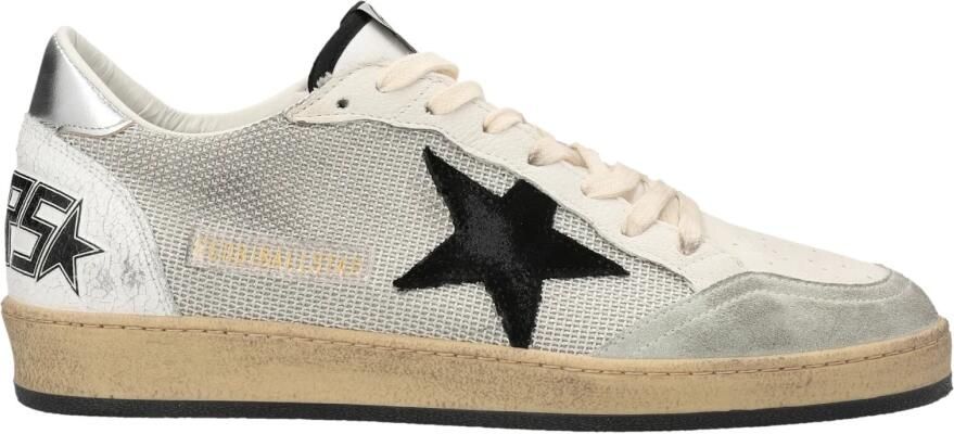 Golden Goose Grijze Sneakers met Net Bovenwerk en Gelamineerde Hak Gray Heren - Foto 4
