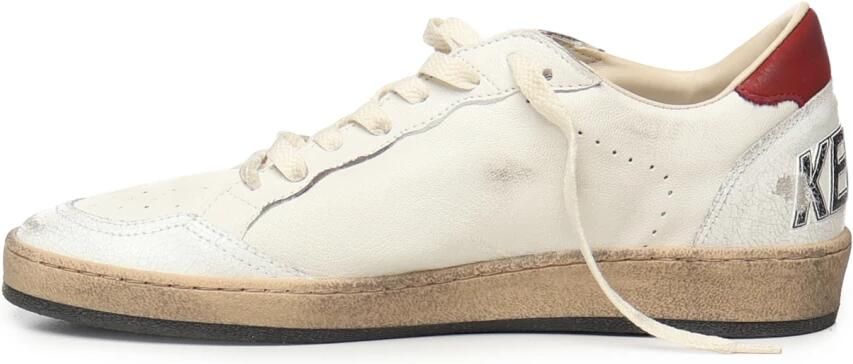 Golden Goose Iconische ster leren sneakers met suède Beige Heren - Foto 9