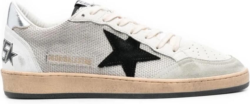 Golden Goose Grijze Sneakers met Net Bovenwerk en Gelamineerde Hak Gray Heren - Foto 8
