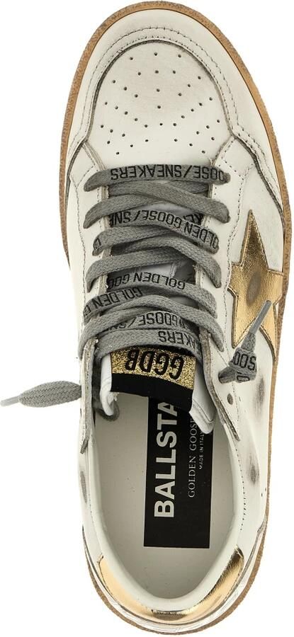 Golden Goose Gelamineerde ster en hiel van lederen bovenwerk White Dames - Foto 7