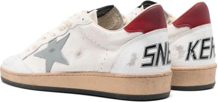 Golden Goose Iconische ster leren sneakers met suède Beige Heren - Foto 10