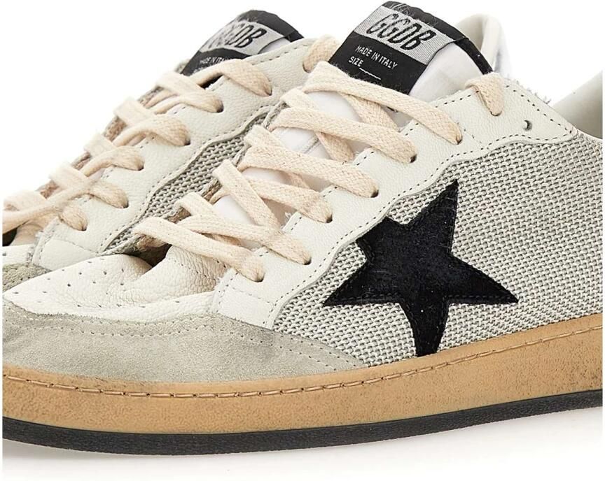 Golden Goose Grijze Sneakers met Net Bovenwerk en Gelamineerde Hak Gray Heren - Foto 4