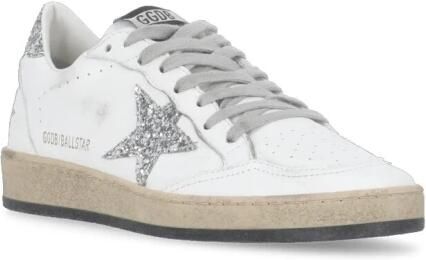 Golden Goose Witte Ballstar Sneakers met Glitter Ster en Hak White Dames - Foto 12