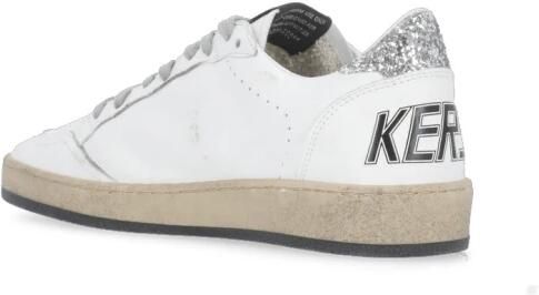 Golden Goose Witte Ballstar Sneakers met Glitter Ster en Hak White Dames - Foto 11