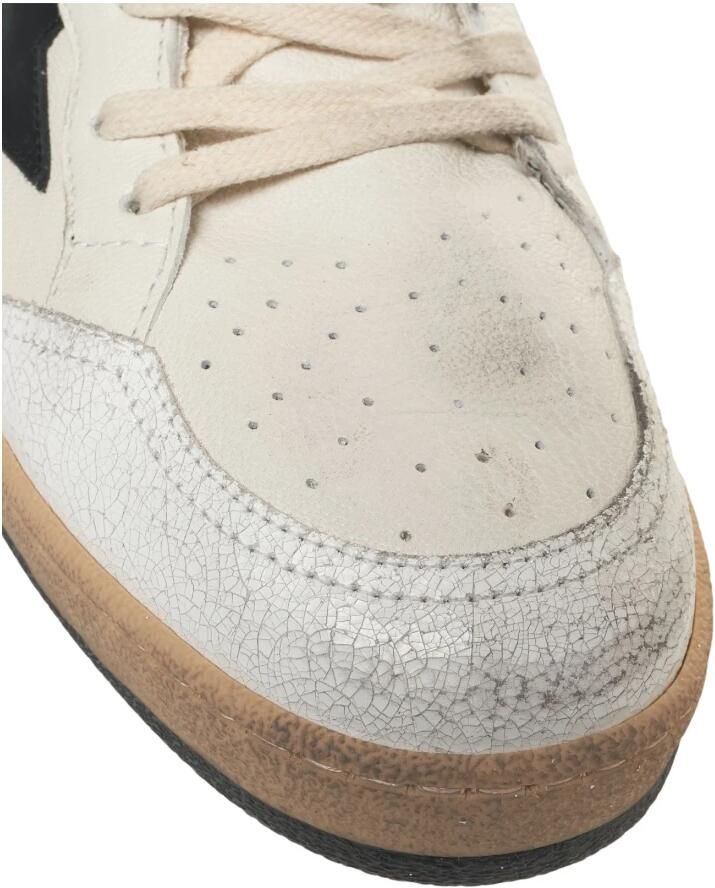 Golden Goose Leren sneakers met gekraakte neus en spoor White Heren - Foto 5