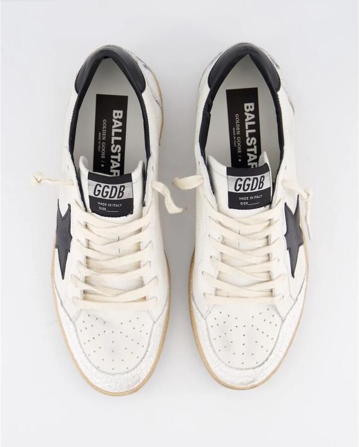 Golden Goose Leren sneakers met gekraakte neus en spoor White Heren - Foto 2
