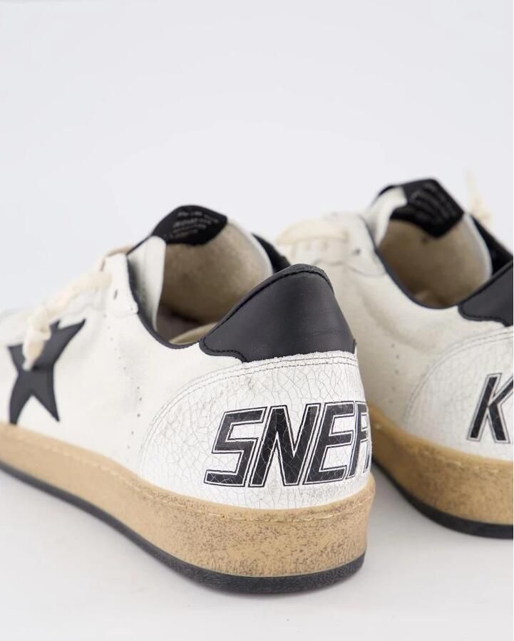Golden Goose Leren sneakers met gekraakte neus en spoor White Heren - Foto 4