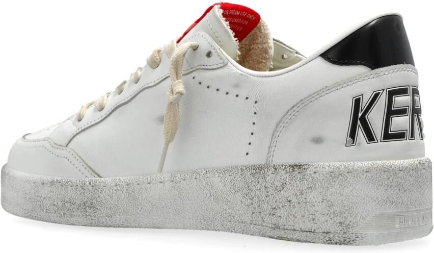 Golden Goose Witte Leren Sneakers met Leo Ponyskin Ster