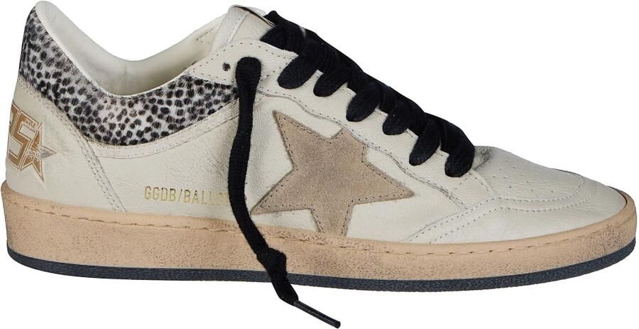 Golden Goose Ballstar Nappa Upper Toe and Spur Horsy Collar Suede Star