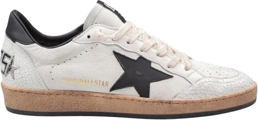 Golden Goose Leren sneakers met gekraakte neus en spoor White Heren - Foto 5