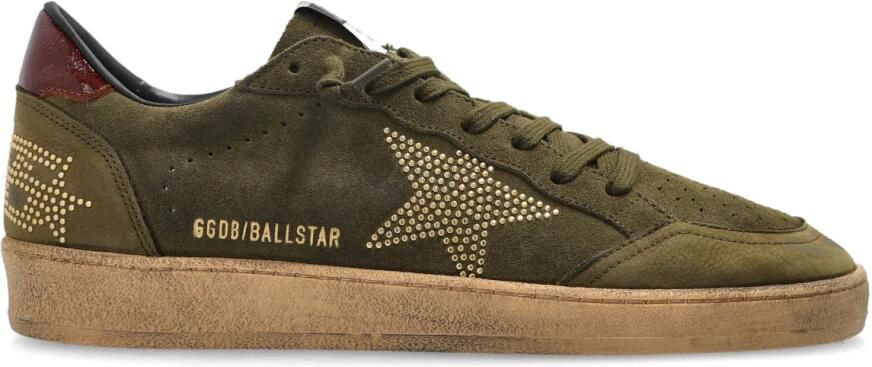 Golden Goose Ballstar With Studded Star Sneakers