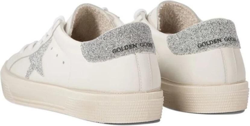 Golden Goose Kristal Stof Ster Leren Sneakers White Dames - Foto 2