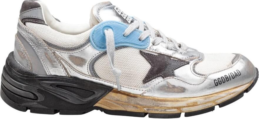 Golden Goose Mesh hardloopschoenen met leren details - Foto 2