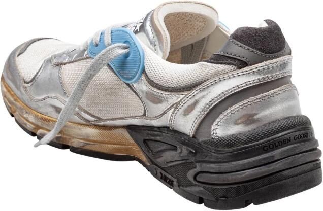 Golden Goose Mesh hardloopschoenen met leren details - Foto 3