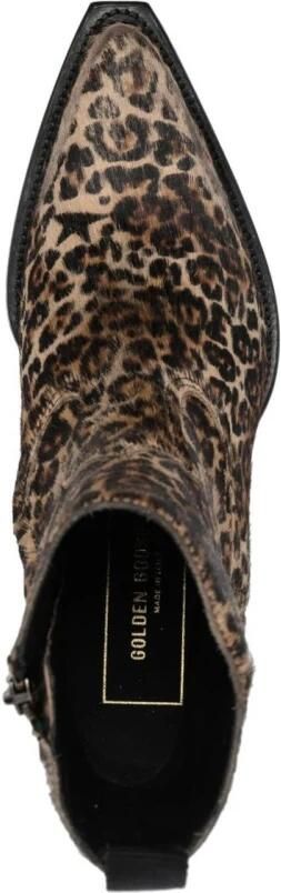 Golden Goose Leopard Print Calf Hair Enkellaarsjes - Foto 2