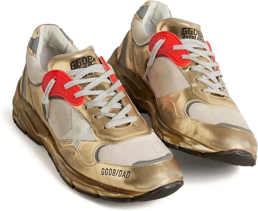 Golden Goose Gelamineerde Leren Hardloopschoenen