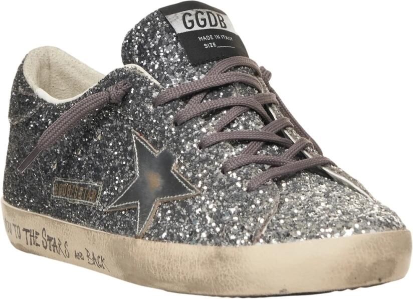 Golden Goose Glitter Finish Classic Star Sneakers
