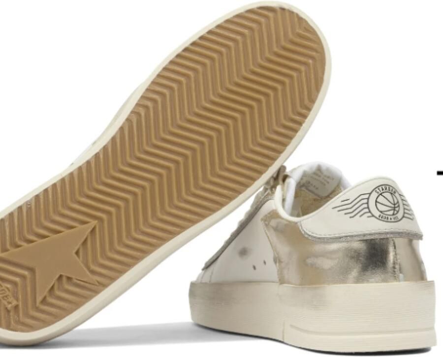 Golden Goose Gouden Stardan Leren Sneakers Italië