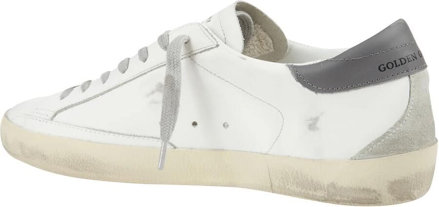 Golden Goose Grijze suède ster patch leren sneakers - Foto 2