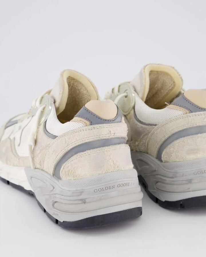 Golden Goose Witte Mesh Sneakers met Zijdelingse Ster Applicatie White Heren