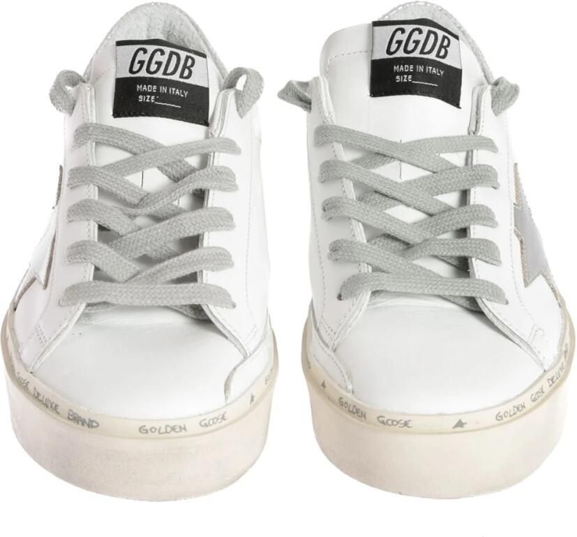 Golden Goose Contrasterende Veterschoenen Hi Star Sneakers White Dames - Foto 2