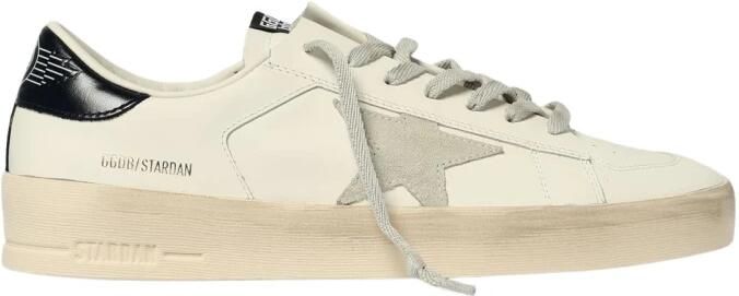 Golden Goose Blauwe Leren Sneakers met Ster Patch White - Foto 6