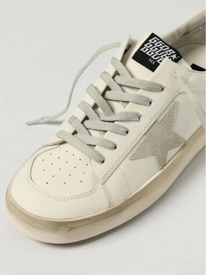 Golden Goose Blauwe Leren Sneakers met Ster Patch White - Foto 2