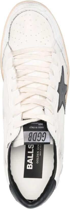 Golden Goose Leren sneakers met gekraakte neus en spoor White Heren - Foto 12