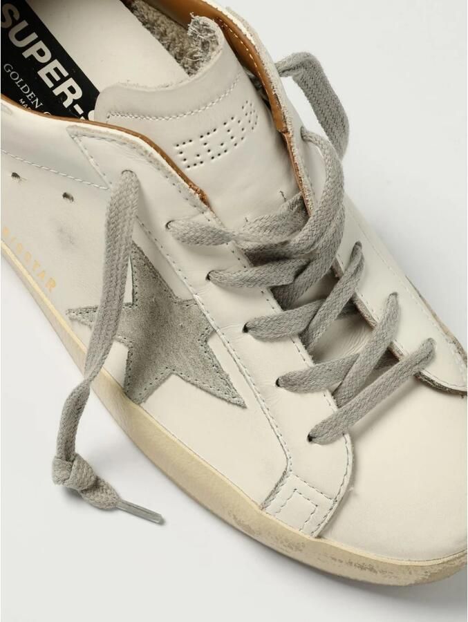 Golden Goose Super-star Witte Sneakers Verouderd Effect White Dames