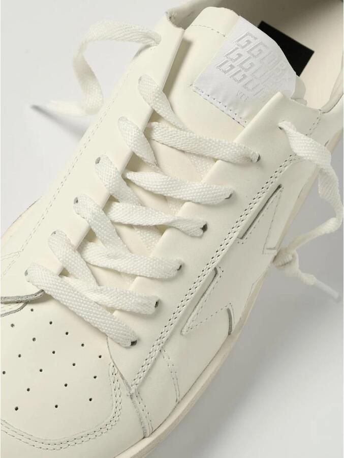 Golden Goose Stardan Leather Upper Laminated Star AND Heel Wit Heren