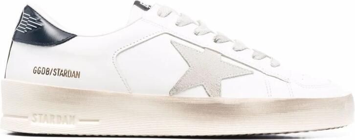 Golden Goose Witte Leren Sneakers met Sterrenpatch White Dames - Foto 3