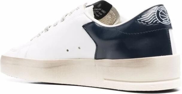 Golden Goose Witte Leren Sneakers met Sterrenpatch White Dames - Foto 2