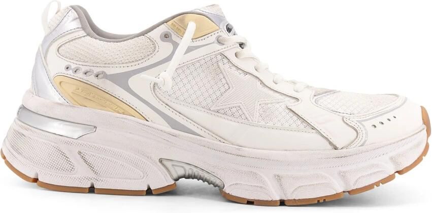 Golden Goose Lightstar Sneakers Wit Geel Design - Foto 4