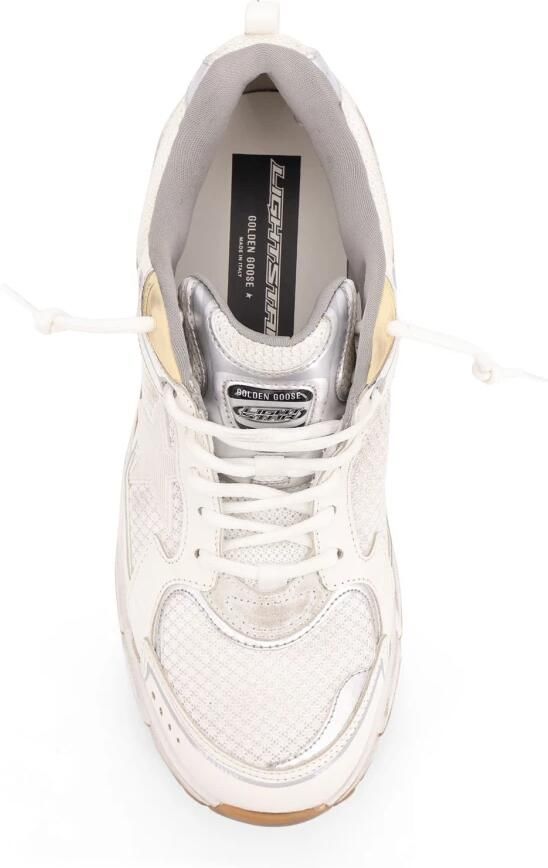 Golden Goose Lightstar Sneakers Wit Geel Design - Foto 3